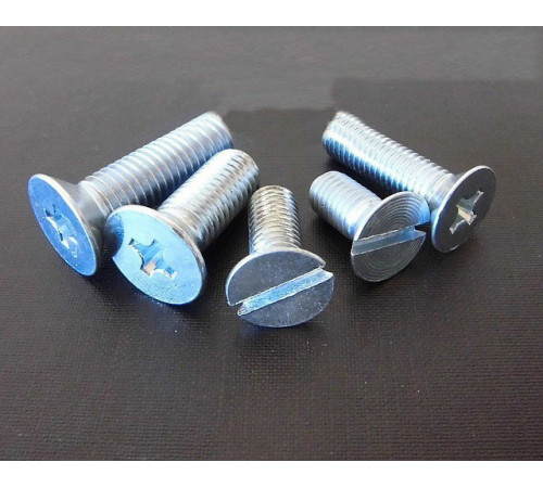 Винт DIN 965, ГОСТ 17475-80 с потайной головкой М8