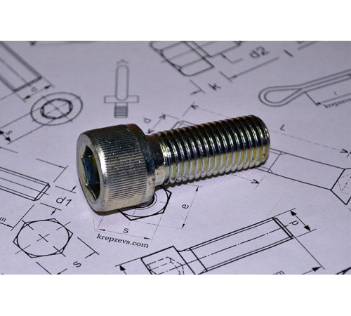 Гвинт М8 DIN 912 міцністю 10.9