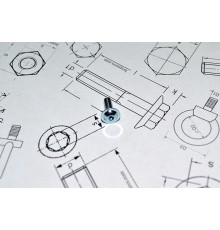 Винт М8 ISO 7380 с фланцем прочностью 10.9