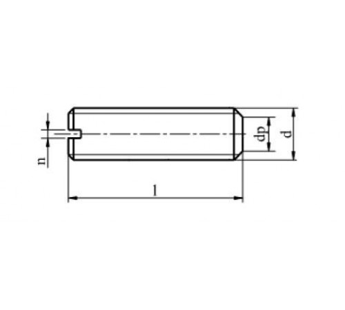 Винт установочный  М10 DIN 551