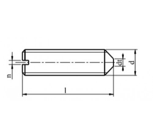 Гвинт настановний М10 DIN 553 Гвинт настановний М10 DIN 553