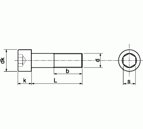 Винты М12 нержавеющие DIN 912, ГОСТ 11738-84, ISO 4762