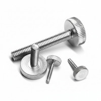 Винты прижимные с накаткой, низкие DIN 653 Винты прижимные с накаткой, низкие DIN 653