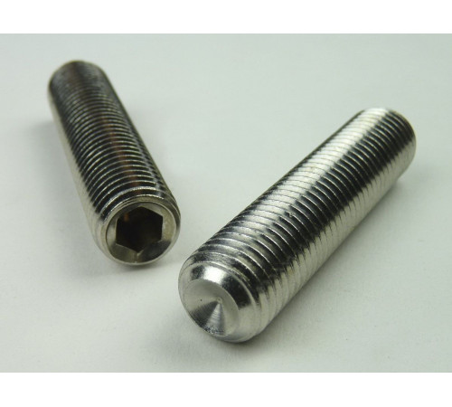 Гвинти настановні М16 DIN 916 із сталі А2 Гвинти настановні М16 DIN 916 із сталі А2