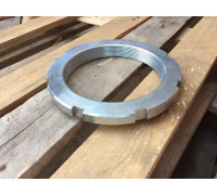 Гайка М155 кругла шліцева ГОСТ 11871-88, DIN 981