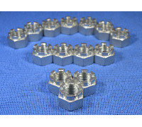 Гайка М22 ГОСТ 5918-73, DIN 935 корончата, прорізна