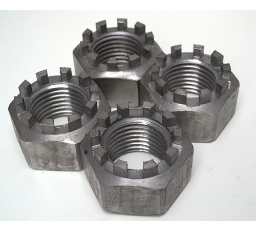 Гайка М33 ГОСТ 591873, DIN 935 корончата, прорізна