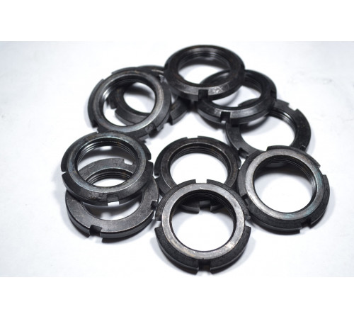 Гайка М40 кругла шліцева ГОСТ 11871-88, DIN 981