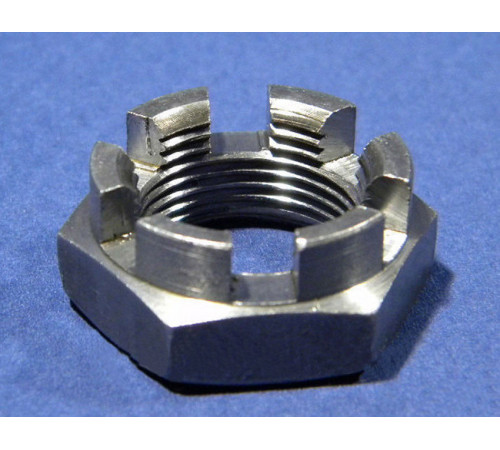 Гайка М7 DIN 937 класу міцності 8.0