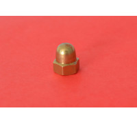 Гайка ковпачкова М10 латунна ГОСТ 11860-85, DIN 1587