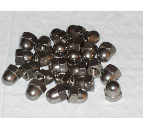 Гайка ковпачкова DIN 1587, ГОСТ 11860-85 М8 нержавіюча Гайка ковпачкова DIN 1587, ГОСТ 11860-85 М8 нержавіюча