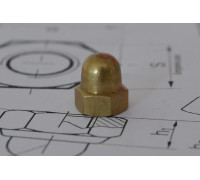 Гайка ковпачкова М16 латунна ГОСТ 11860-85, DIN 1587