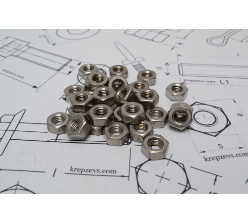 Гайка нержавіюча М30 ГОСТ 5915-70