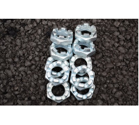 Гайка низька М8 ГОСТ 5919, DIN 937 корончата, прорізна