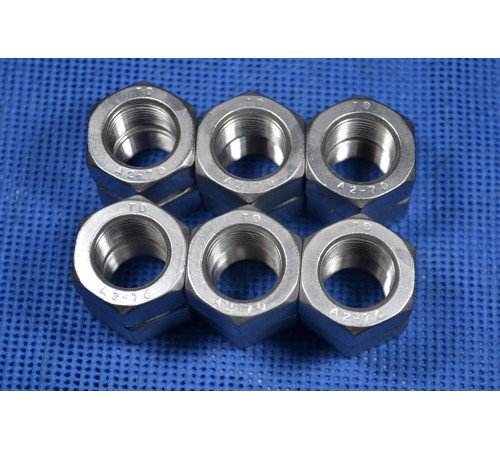 Гайка шестигранна М10 DIN 934 зі сталі А2