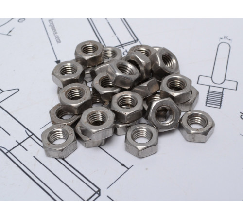 Гайка шестигранна М14 DIN 934 зі сталі А2