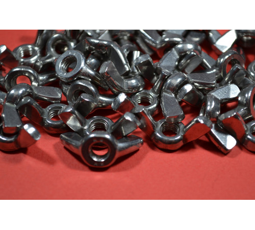 Гайки баранчикові М10 ГОСТ 3032-76 нержавіючі А4 Гайки баранчикові М10 ГОСТ 3032-76 нержавіючі А4