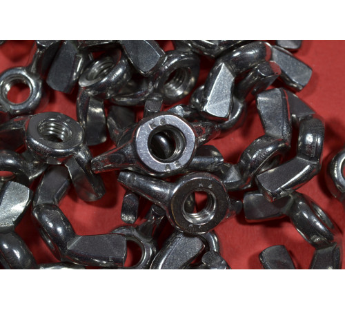 Гайки баранчикові М16 ГОСТ 3032-76 нержавіючі А4 Гайки баранчикові М16 ГОСТ 3032-76 нержавіючі А4