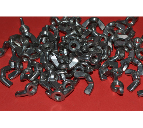 Гайки баранчикові М16 ГОСТ 3032-76 нержавіючі А4 Гайки баранчикові М16 ГОСТ 3032-76 нержавіючі А4