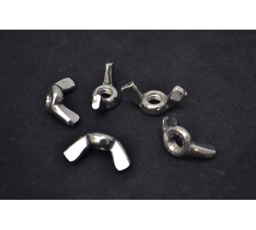 Гайки баранчикові М8 ГОСТ 3032-76 нержавіючі А4 Гайки баранчикові М8 ГОСТ 3032-76 нержавіючі А4