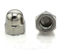 Гайки ковпачкові М8 DIN 1587 зі сталі А2