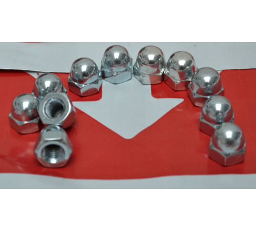 Гайки ковпачкові М16 DIN 1587 зі сталі А2