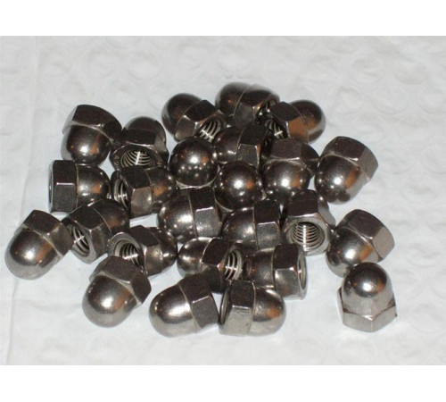 Гайки ковпачкові М8 DIN 1587 зі сталі А2