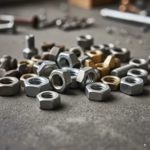 Гайки металеві