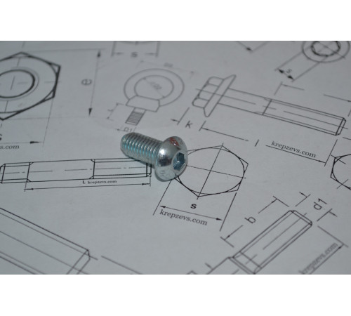 Гвинт М8 з нержавіючої сталі ISO 7380 Гвинт М8 з нержавіючої сталі ISO 7380