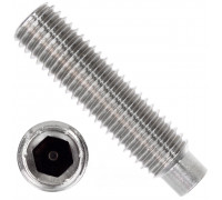 Гвинти настановні М10 DIN 915 із сталі А2