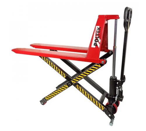 Гидравлическая тележка ножничная POLTEK 1.5 т, 1100х550 мм (04-660035)