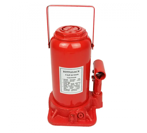 Гідравлічний пляшковий домкрат двоштоковий EDBJ 10 т (04-420042)