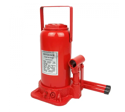 Гідравлічний пляшковий домкрат двоштоковий EDBJ 10 т (04-420042)