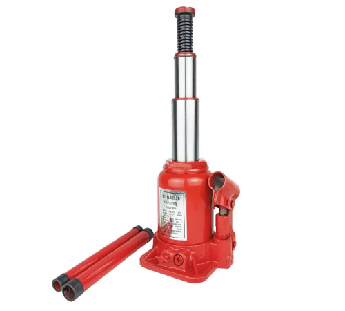 Гідравлічний пляшковий домкрат двоштоковий EDBJ 6 т (04-420041)