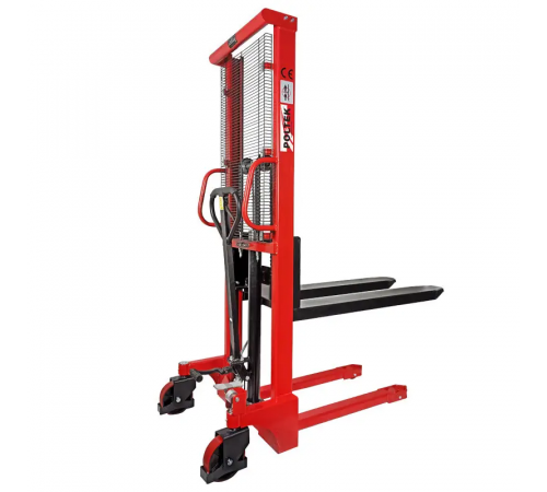 Гидравлический штабелер ручной POLTEK 1.5т/1.6м