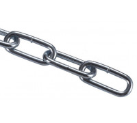 Довголанковий ланцюг Ф6 із сталі А4