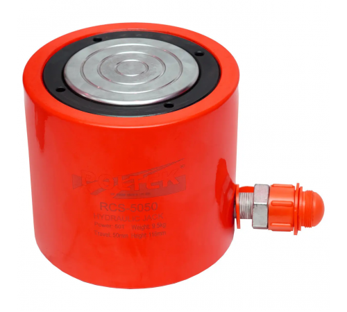 Домкрат-гидроцилиндр стандартного типа POLTEK RCS 100 т (04-420008)