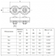 Затискач для каната (троса) Duplex - 6 мм (03-140005)