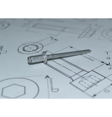 Заклепка Ф4.8 DIN 7337 с обычным буртиком