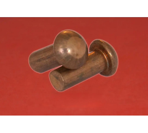 Заклепки під молоток Ф2.5 DIN 660 (мідь)