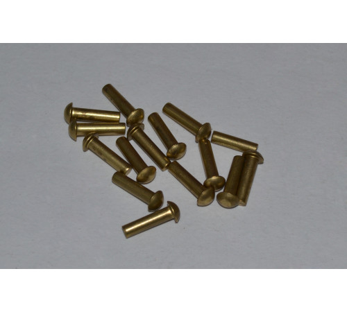 Заклепки под молоток Ф4 DIN 660 (латунь)