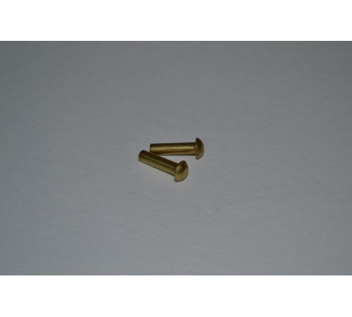 Заклепки под молоток Ф6 DIN 660 (латунь)