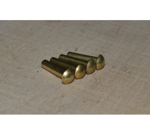 Заклепки под молоток Ф6 DIN 660 (латунь)