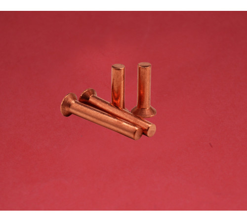 Заклепки под молоток с потайной головкой Ф3 DIN 661 (медь)