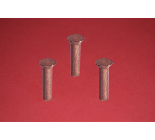 Заклепки під молоток з потайною голівкою Ф6 DIN 661 (мідь)
