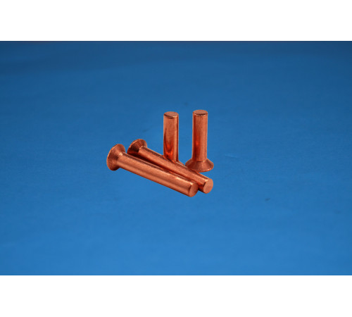 Заклепки під молоток з потайною голівкою Ф6 DIN 661 (мідь)