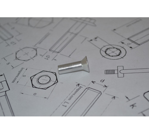 Заклепки під молоток с потайною голівкою Ф8 DIN 661 А2