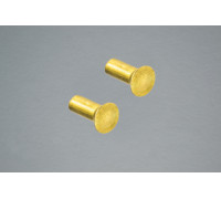 Заклепки під молоток із потайною голівкою Ф2 DIN 661 (латунь)