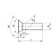 Заклепки з потайною голівкою Ф2 DIN 661 (сталь)