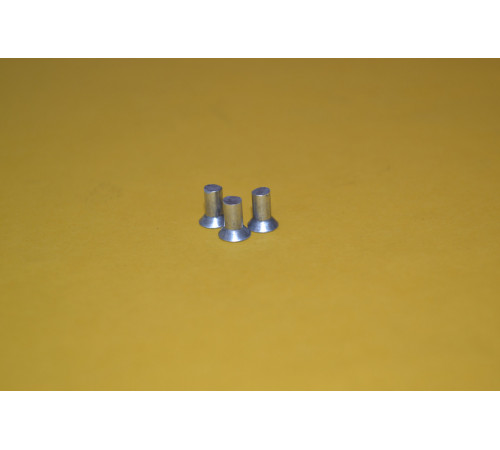 Заклепки с потайной головкой Ф2.5 DIN 661 AL